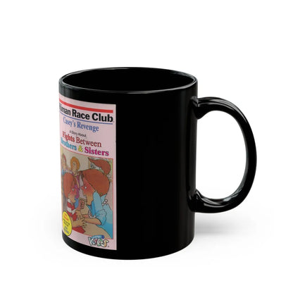 THE HUMAN RACE CLUB CASEYS REVENGE (VHS COVER) - Black Coffee Mug-Go Mug Yourself