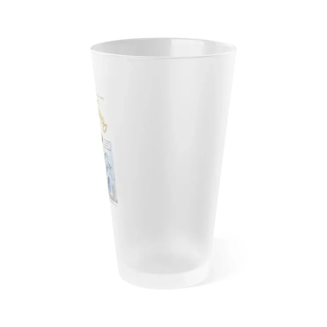 THE HUMAN TORNADO 1976 Movie Poster - Frosted Pint Glass 16oz - Go Mug Yourself
