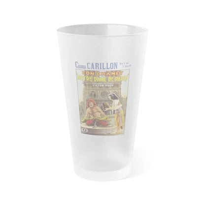 THE HUNCHBACK OF NOTRE DAME 1923 Movie Poster - Frosted Pint Glass 16oz-16oz-Frosted-Go Mug Yourself