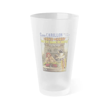 THE HUNCHBACK OF NOTRE DAME 1923 Movie Poster - Frosted Pint Glass 16oz 16oz Frosted - Go Mug Yourself