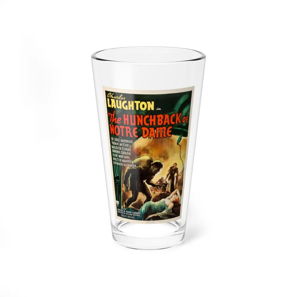 THE HUNCHBACK OF NOTRE DAME 1939 Movie Poster - Pint Glass 16oz-16oz-Go Mug Yourself