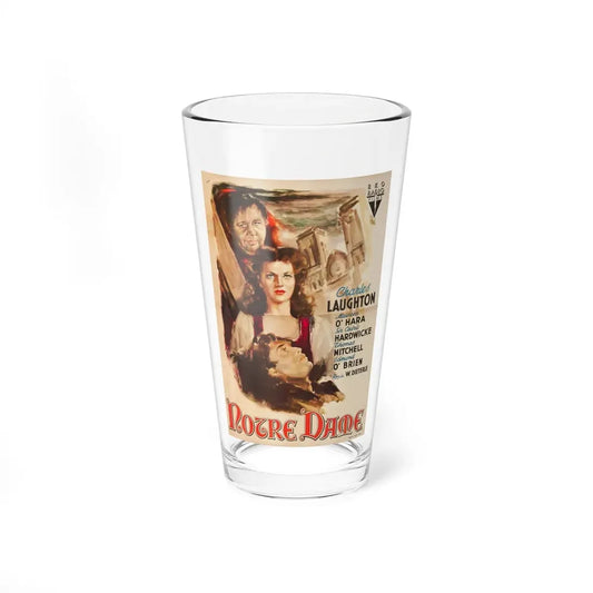 THE HUNCHBACK OF NOTRE DAME 1948 Movie Poster - Pint Glass 16oz 16oz - Go Mug Yourself