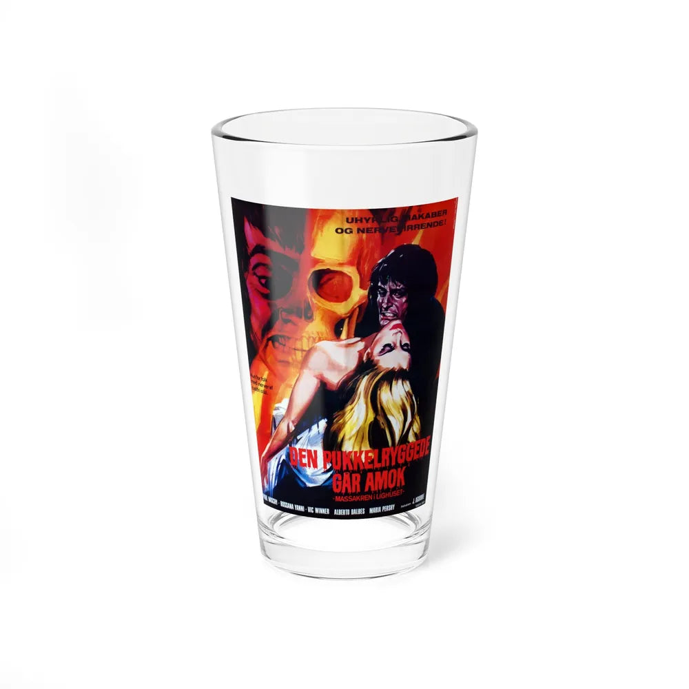 THE HUNCHBACK OF THE MORGUE (DANISH) 1973 Movie Poster - Pint Glass 16oz-16oz-Go Mug Yourself