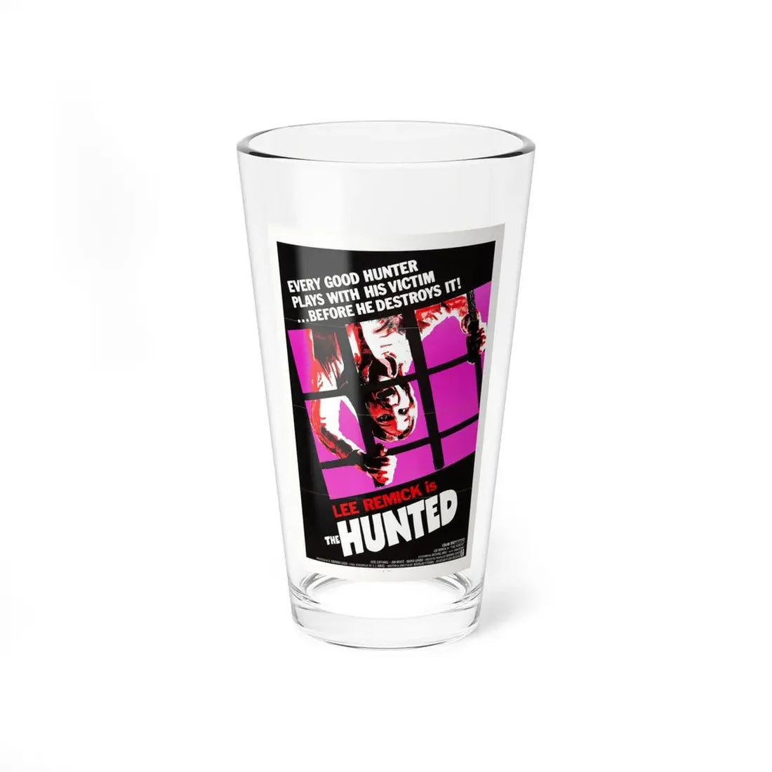 THE HUNTED 1974 Movie Poster - Pint Glass 16oz 16oz - Go Mug Yourself