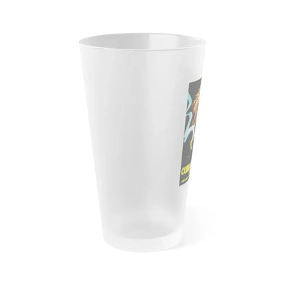 THE HUNTERS OF THE GOLDEN COBRA (DANISH) 1982 Movie Poster - Frosted Pint Glass 16oz - Go Mug Yourself