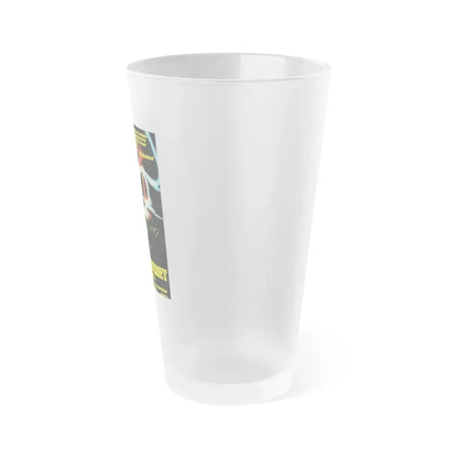 THE HUNTERS OF THE GOLDEN COBRA (DANISH) 1982 Movie Poster - Frosted Pint Glass 16oz - Go Mug Yourself