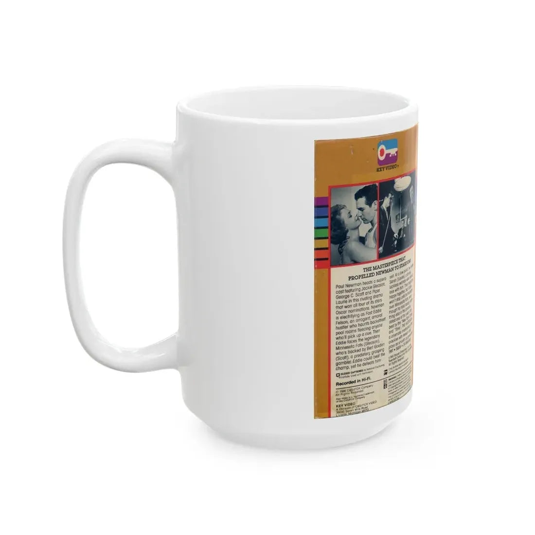 THE HUSTLER (VHS COVER) - White Coffee Mug - Go Mug Yourself