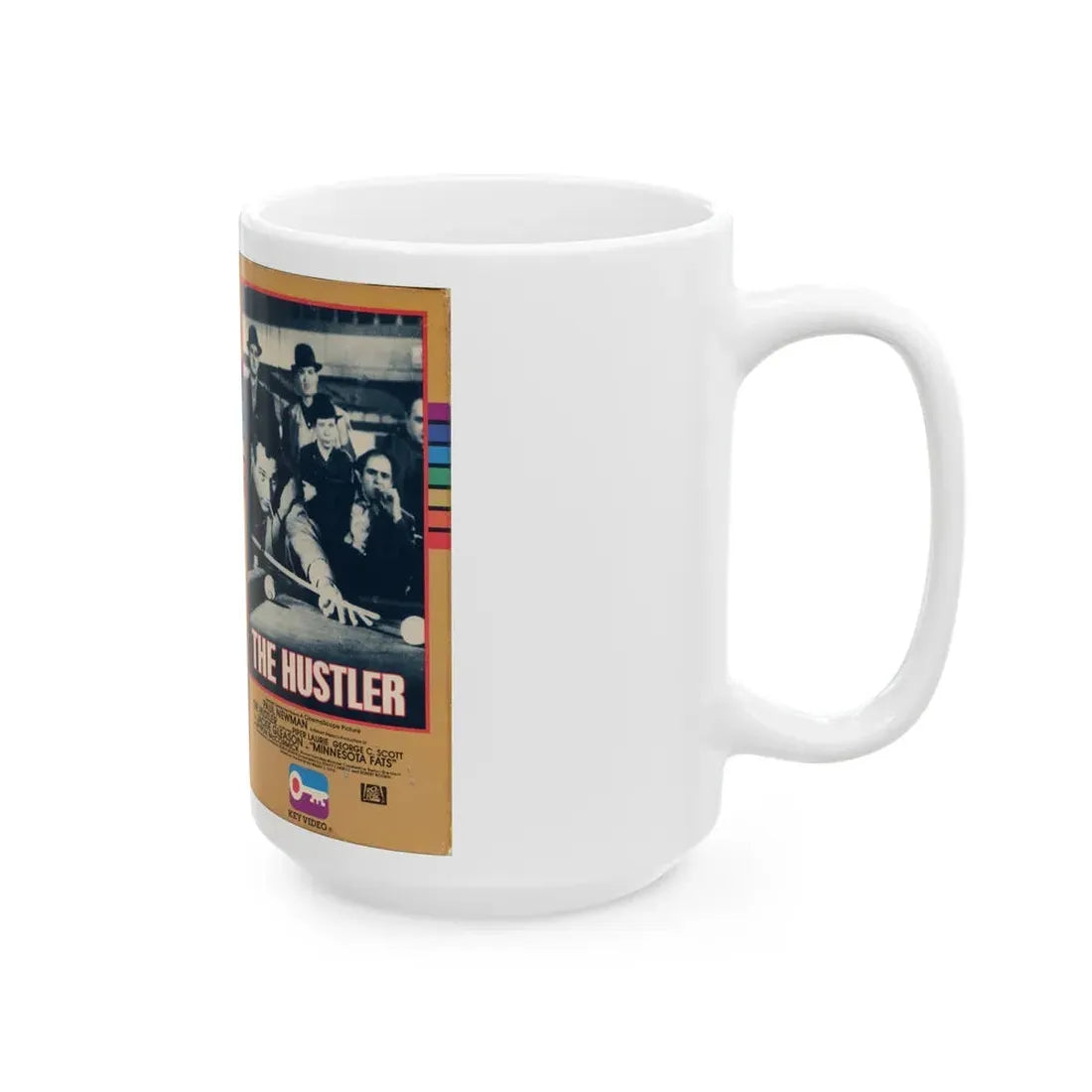THE HUSTLER (VHS COVER) - White Coffee Mug - Go Mug Yourself