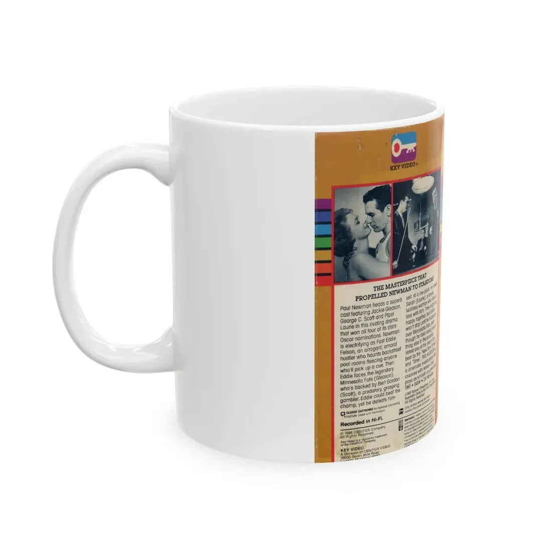 THE HUSTLER (VHS COVER) - White Coffee Mug - Go Mug Yourself