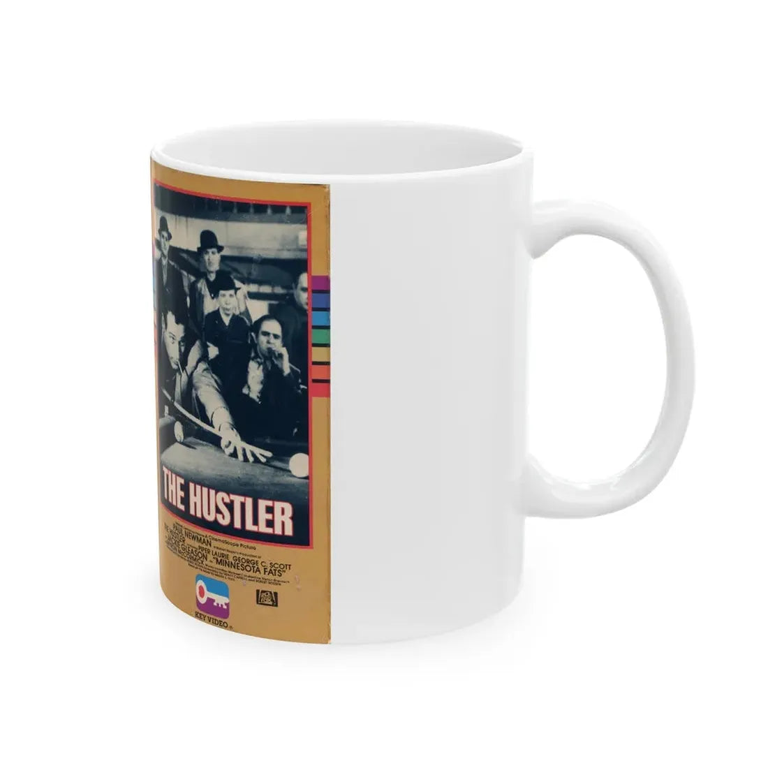 THE HUSTLER (VHS COVER) - White Coffee Mug - Go Mug Yourself