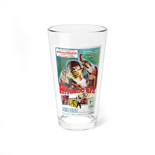 THE HYPNOTIC EYE 1960 Movie Poster - Pint Glass 16oz 16oz - Go Mug Yourself