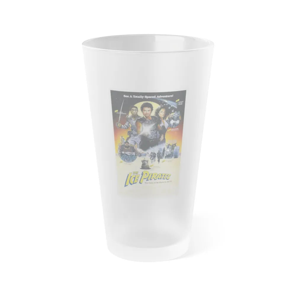 THE ICE PIRATES 1984 Movie Poster - Frosted Pint Glass 16oz-16oz-Frosted-Go Mug Yourself