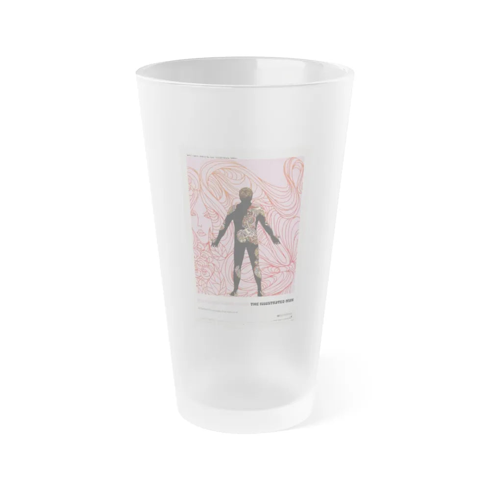 THE ILLUSTRATED MAN 1969 Movie Poster - Frosted Pint Glass 16oz-16oz-Frosted-Go Mug Yourself