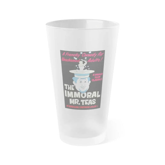 THE IMMORAL MR. TEAS (2) 1959 Movie Poster - Frosted Pint Glass 16oz 16oz Frosted - Go Mug Yourself