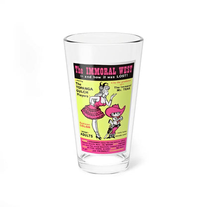 THE IMMORAL WEST 1962 Movie Poster - Pint Glass 16oz-16oz-Go Mug Yourself