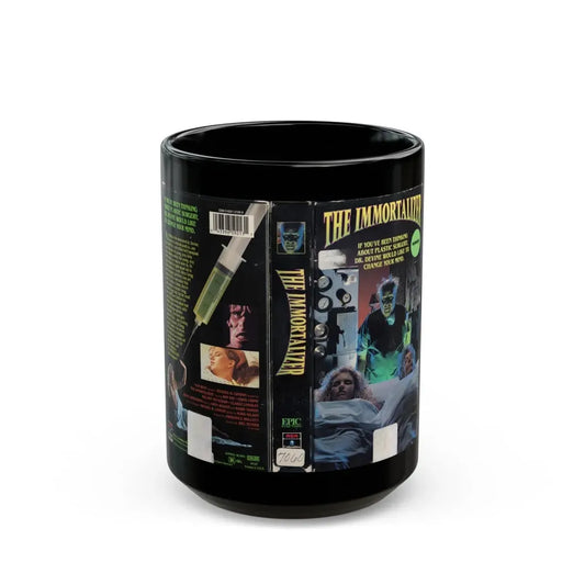 THE IMMORTALIZER (VHS COVER) - Black Coffee Mug 15oz - Go Mug Yourself