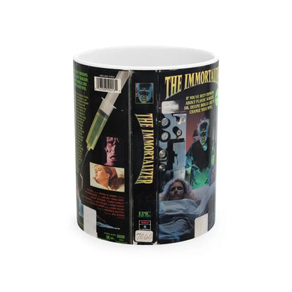 THE IMMORTALIZER (VHS COVER) - White Coffee Mug 11oz - Go Mug Yourself