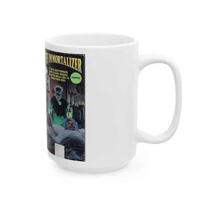 THE IMMORTALIZER (VHS COVER) - White Coffee Mug - Go Mug Yourself