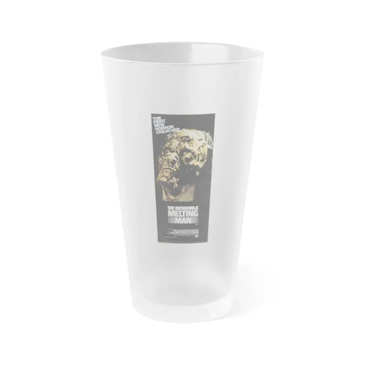 THE INCREDIBLE MELTING MAN 1977 Movie Poster - Frosted Pint Glass 16oz 16oz Frosted - Go Mug Yourself