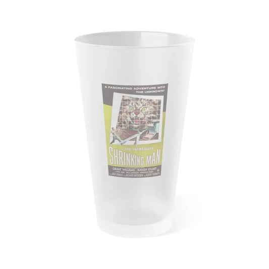 THE INCREDIBLE SHRINKING MAN 1957 Movie Poster - Frosted Pint Glass 16oz 16oz Frosted - Go Mug Yourself