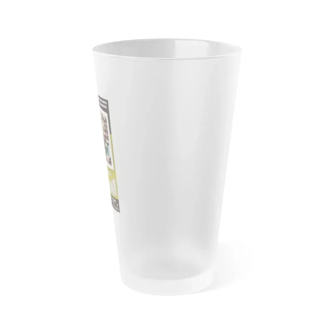THE INCREDIBLE SHRINKING MAN 1957 Movie Poster - Frosted Pint Glass 16oz - Go Mug Yourself