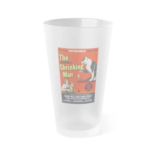 THE INCREDIBLE SHRINKING MAN (2) 1957 Movie Poster - Frosted Pint Glass 16oz 16oz Frosted - Go Mug Yourself