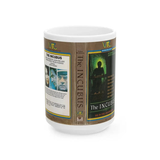 THE INCUBUS (VHS COVER) - White Coffee Mug 15oz - Go Mug Yourself