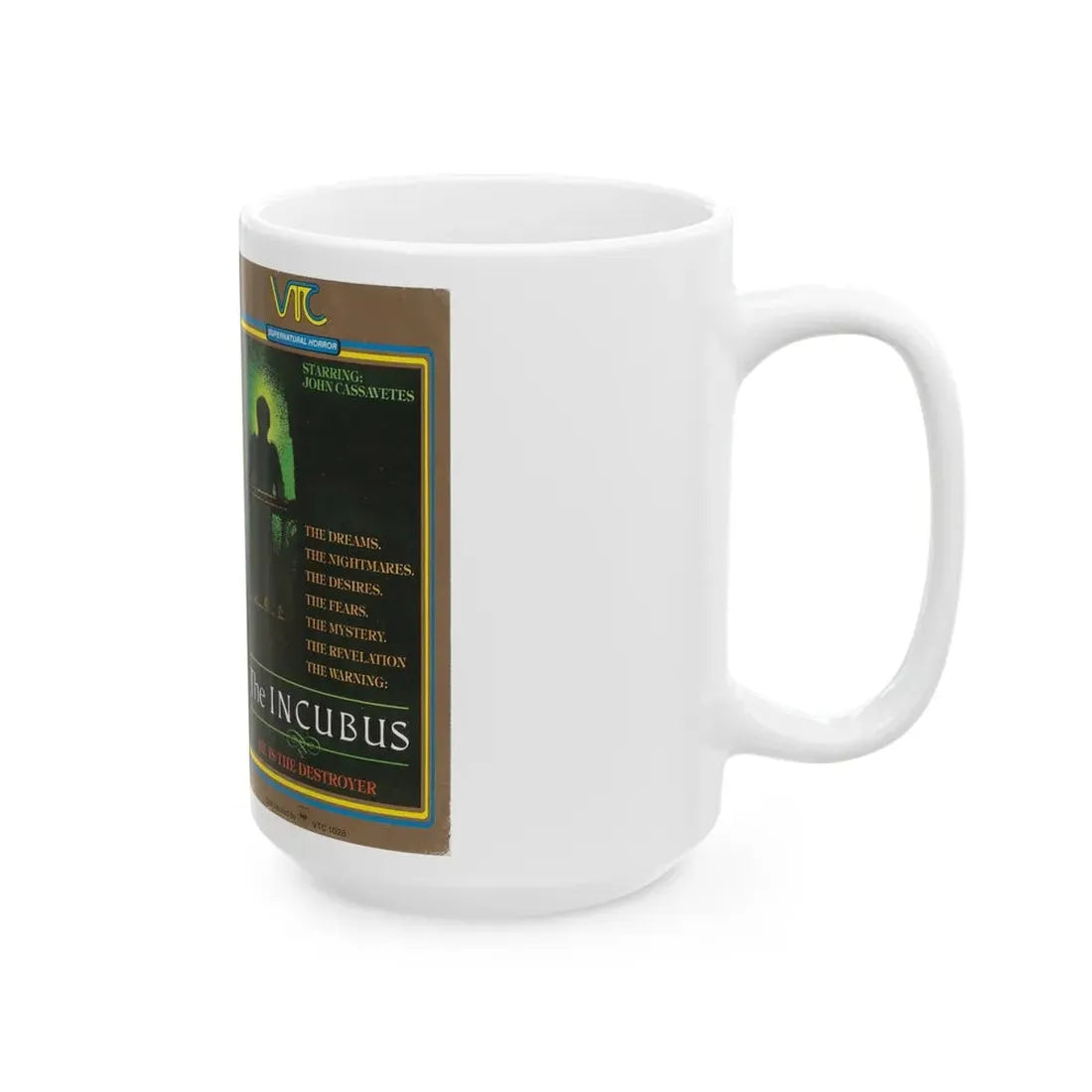 THE INCUBUS (VHS COVER) - White Coffee Mug - Go Mug Yourself