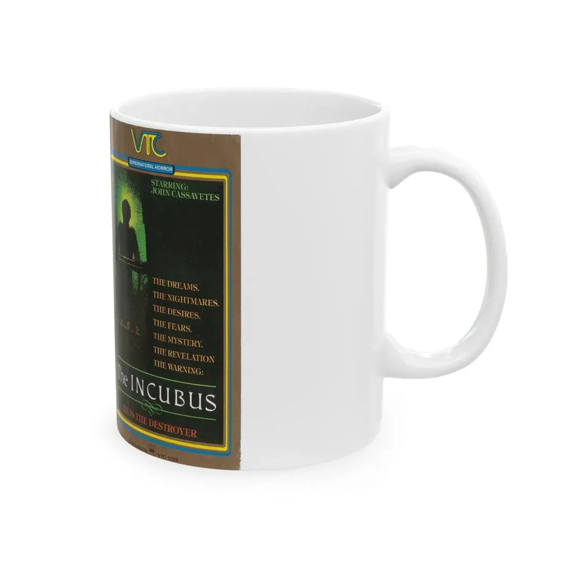THE INCUBUS (VHS COVER) - White Coffee Mug - Go Mug Yourself