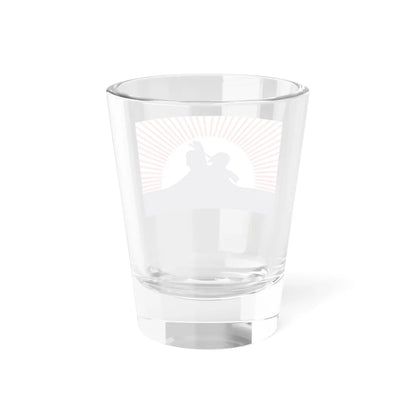 The Indian and Pioneer Banner (India) Shot Glass 1.5oz - Go Mug Yourself