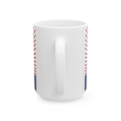 The Indian and Pioneer Banner (India) White Coffee Mug - Go Mug Yourself