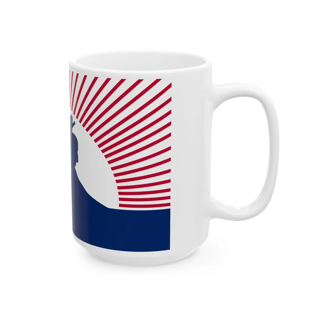 The Indian and Pioneer Banner (India) White Coffee Mug - Go Mug Yourself
