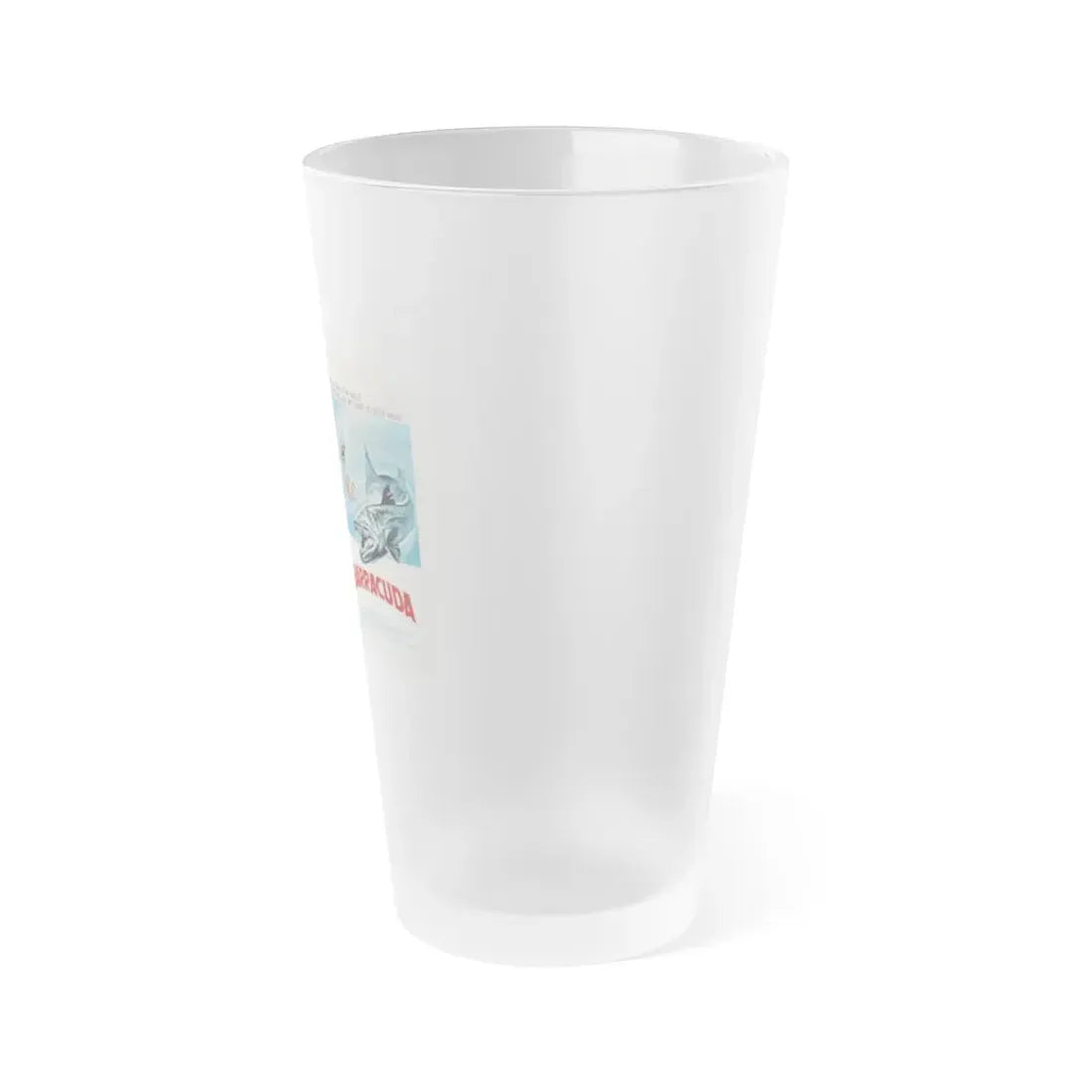 THE INGLORIOUS BASTARDS + BARRACUDA 1978 Movie Poster - Frosted Pint Glass 16oz - Go Mug Yourself