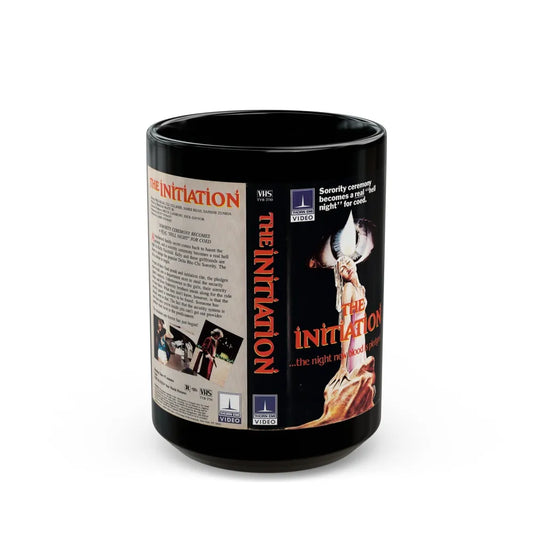 THE INITIATION VERSION2 (VHS COVER) - Black Coffee Mug-15oz-Go Mug Yourself