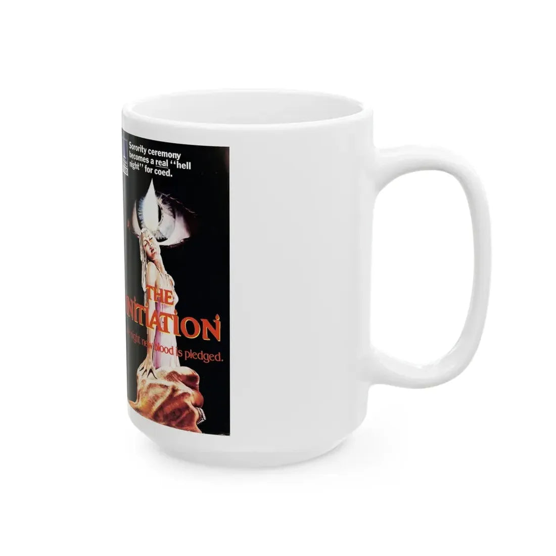 THE INITIATION VERSION2 (VHS COVER) - White Coffee Mug - Go Mug Yourself