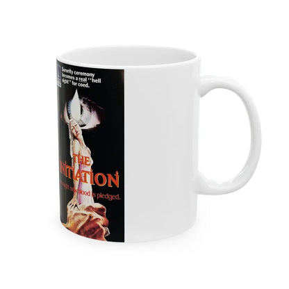 THE INITIATION (VHS COVER) - White Coffee Mug - Go Mug Yourself