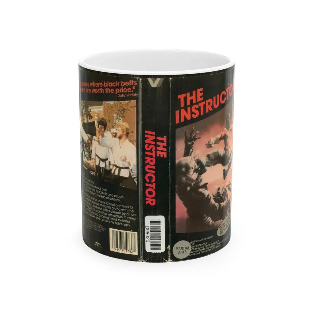THE INSTRUCTOR (VHS COVER) - White Coffee Mug 11oz - Go Mug Yourself
