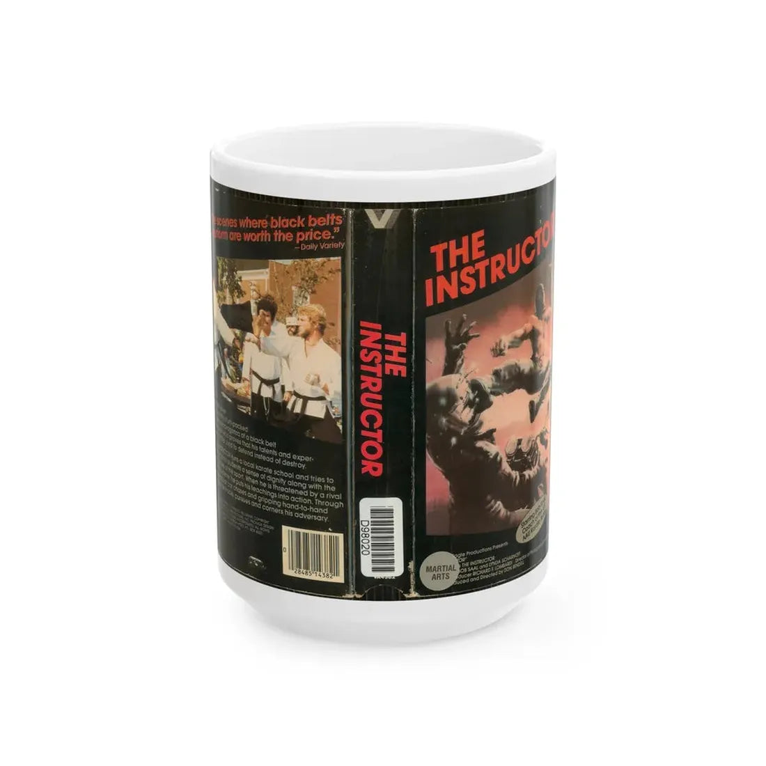 THE INSTRUCTOR (VHS COVER) - White Coffee Mug 15oz - Go Mug Yourself