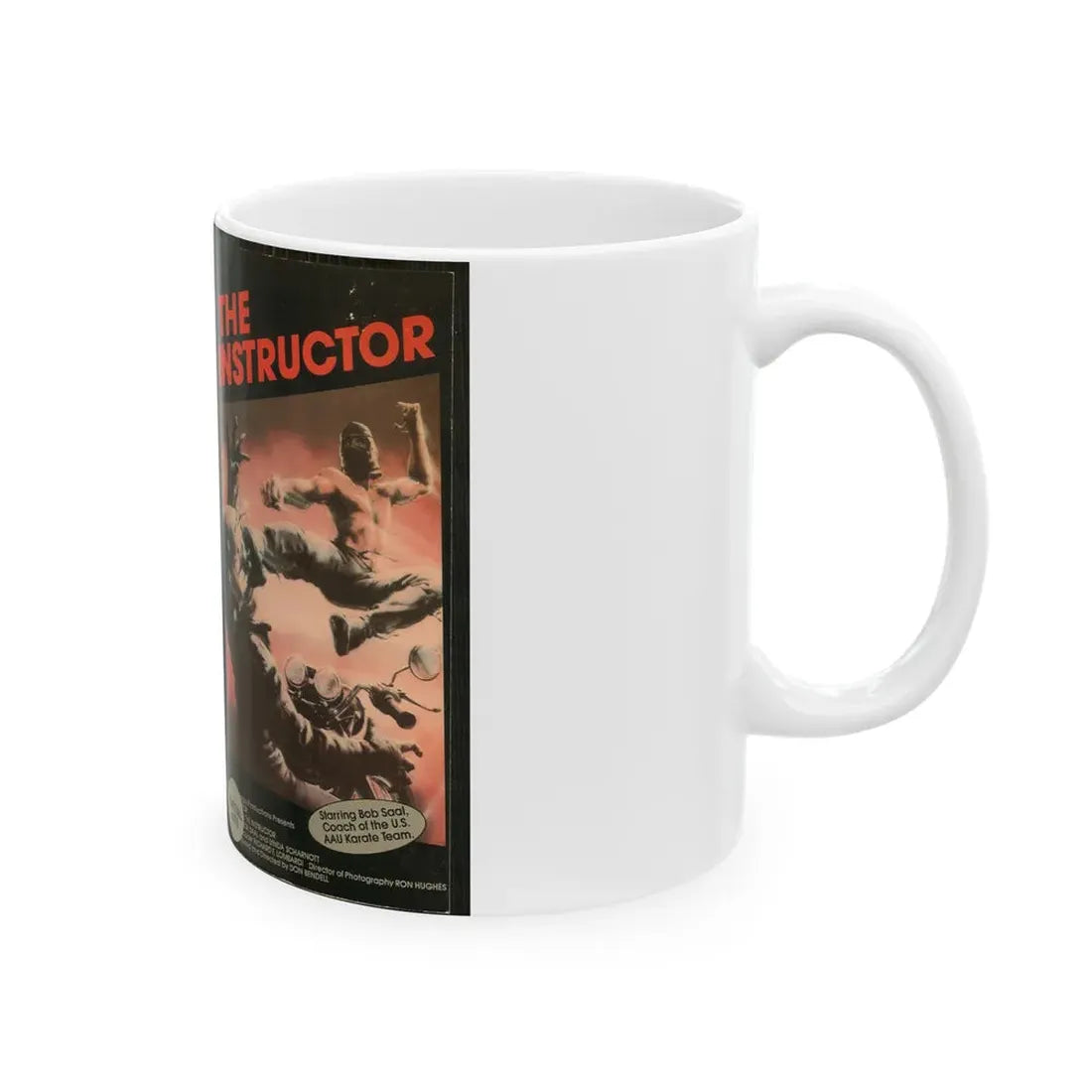 THE INSTRUCTOR (VHS COVER) - White Coffee Mug - Go Mug Yourself