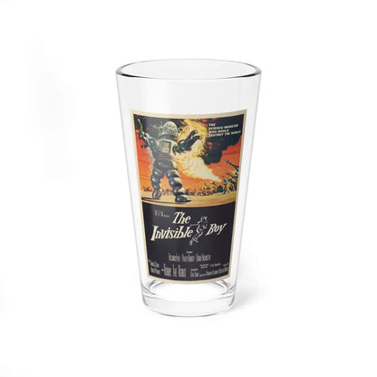 THE INVISIBLE BOY 1957 Movie Poster - Pint Glass 16oz 16oz - Go Mug Yourself