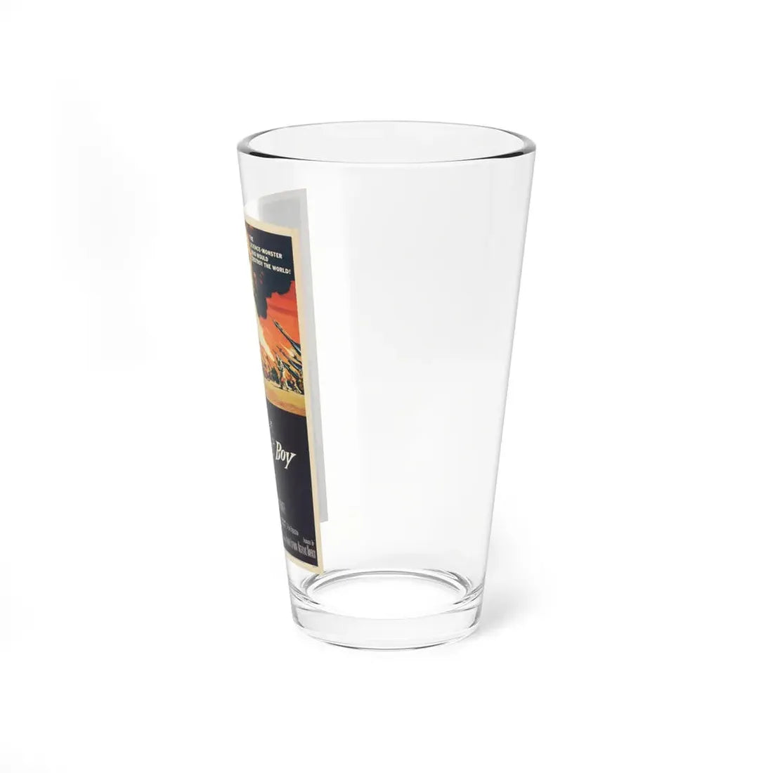 THE INVISIBLE BOY 1957 Movie Poster - Pint Glass 16oz - Go Mug Yourself