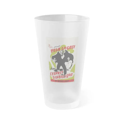 THE INVISIBLE GHOST (BELGIAN) 1941 Movie Poster - Frosted Pint Glass 16oz 16oz Frosted - Go Mug Yourself