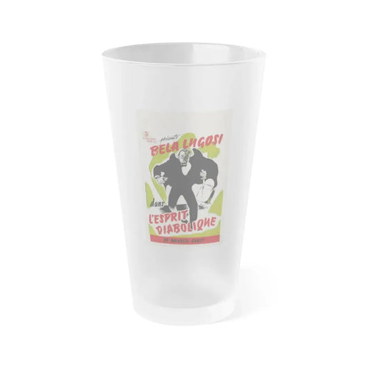 THE INVISIBLE GHOST (BELGIAN) 1941 Movie Poster - Frosted Pint Glass 16oz 16oz Frosted - Go Mug Yourself