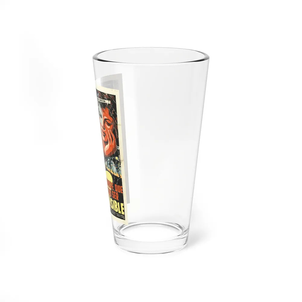 THE INVISIBLE MAN 1958 Movie Poster - Pint Glass 16oz-Go Mug Yourself