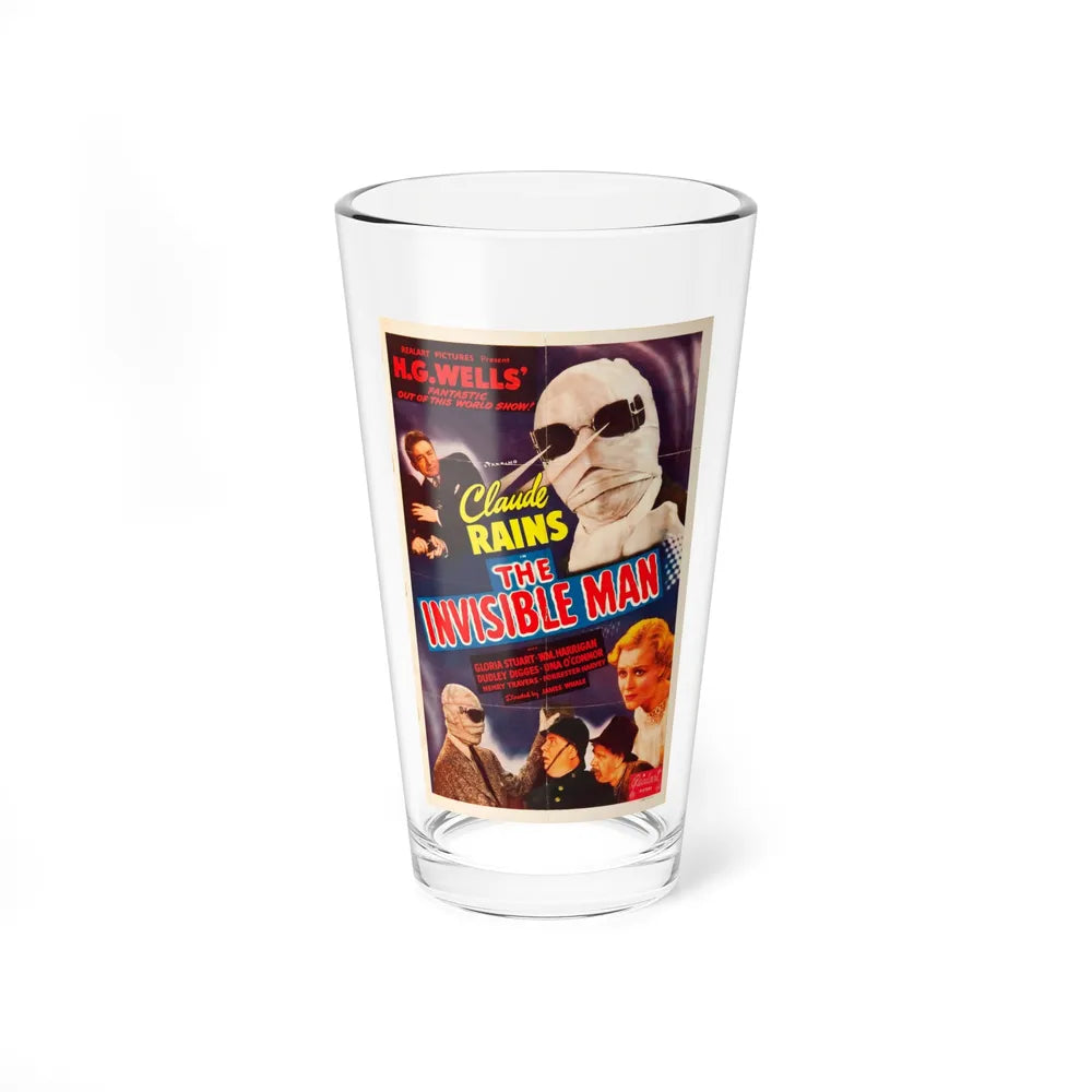 THE INVISIBLE MAN (3) 1933 Movie Poster - Pint Glass 16oz-16oz-Go Mug Yourself