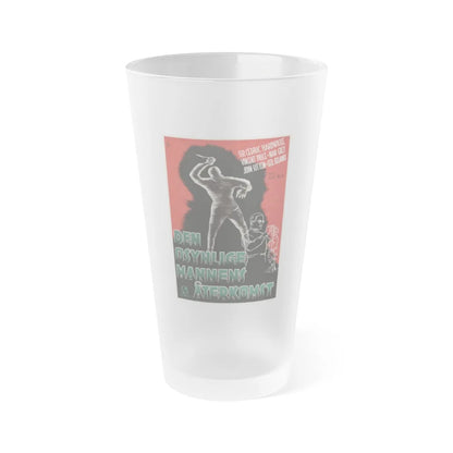 THE INVISIBLE MAN RETURNS (SWEDISH) 1940 Movie Poster - Frosted Pint Glass 16oz-16oz-Frosted-Go Mug Yourself