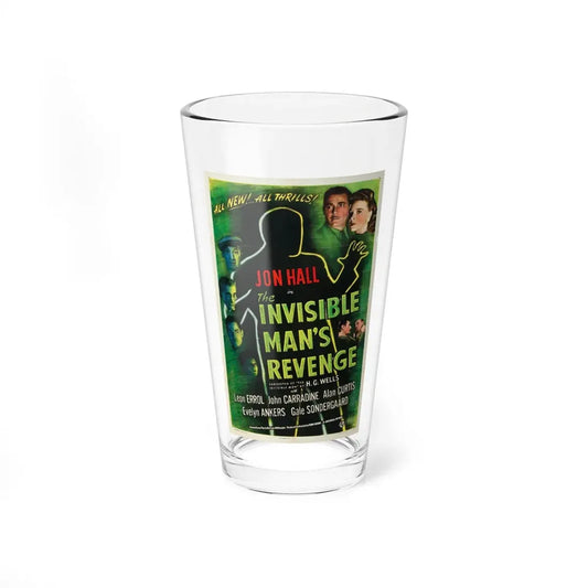THE INVISIBLE MAN'S REVENGE 1944 Movie Poster - Pint Glass 16oz 16oz - Go Mug Yourself