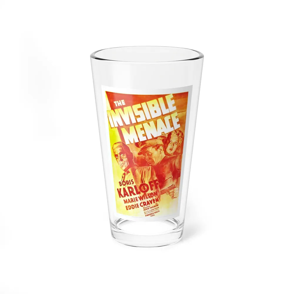 THE INVISIBLE MENACE 1938 Movie Poster - Pint Glass 16oz-16oz-Go Mug Yourself