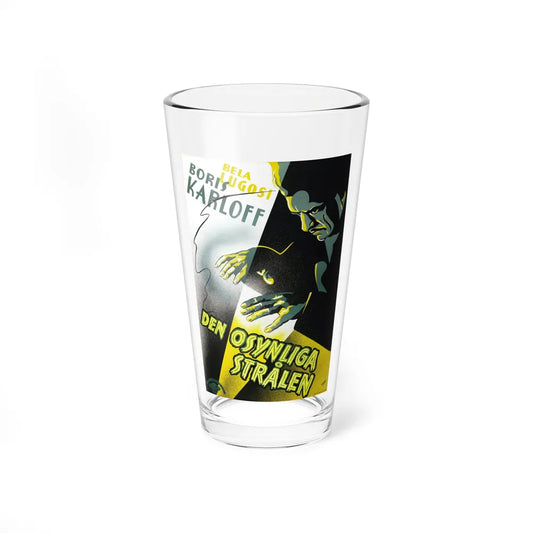 THE INVISIBLE RAY 1936 Movie Poster - Pint Glass 16oz-16oz-Go Mug Yourself