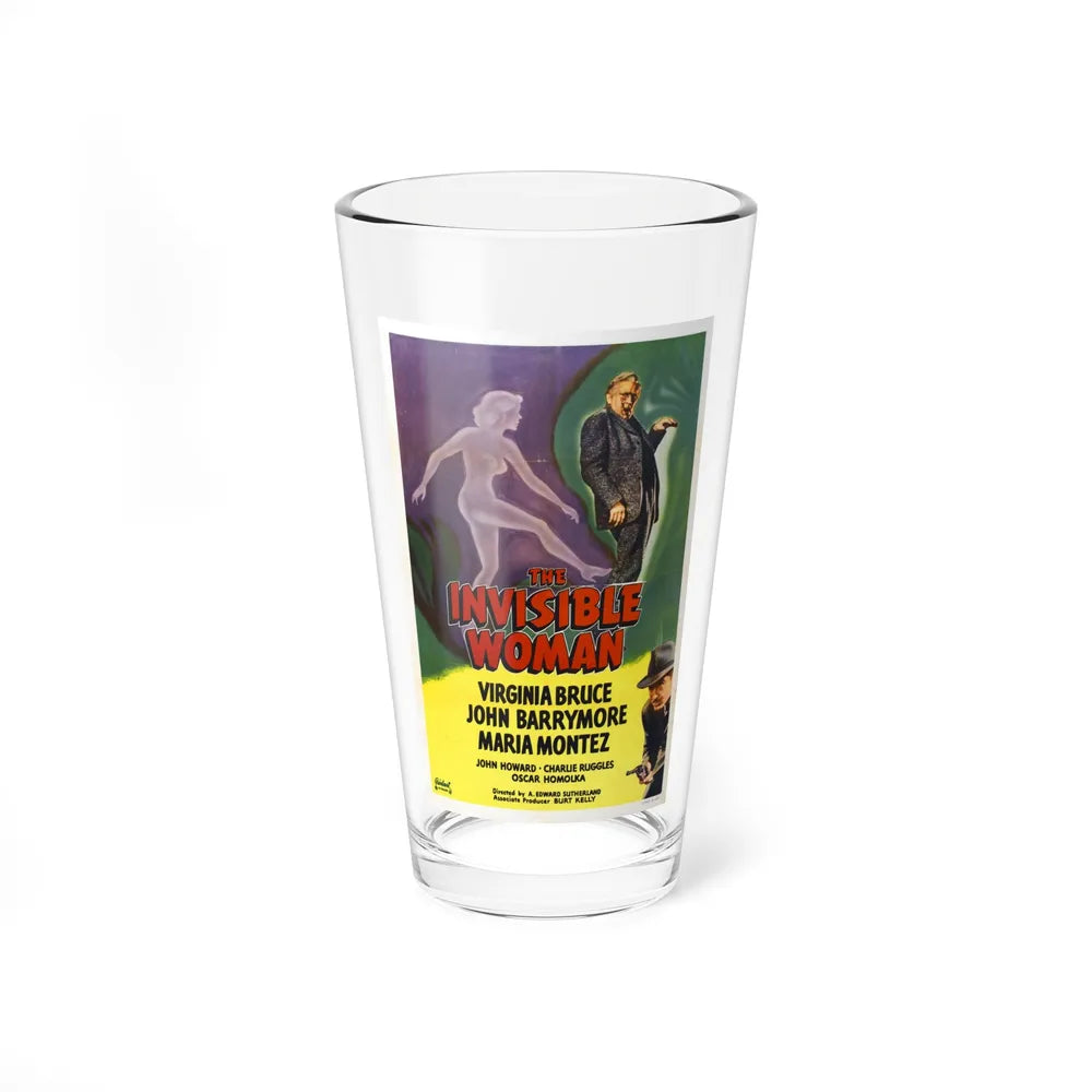 THE INVISIBLE WOMAN 1940 Movie Poster - Pint Glass 16oz-16oz-Go Mug Yourself